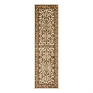 Safavieh Lyndhurst 2'-3&quot x 18'-0&quot Power Loomed Rug in Ivory / Tan