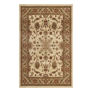 Safavieh Lyndhurst 6'-0&quot x 9'-0&quot Power Loomed Rug in Ivory / Tan
