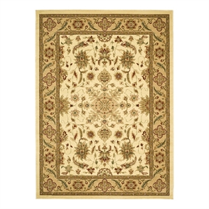 Safavieh Lyndhurst 8'-0&quot x 11'-0&quot Power Loomed Rug in Ivory / Tan