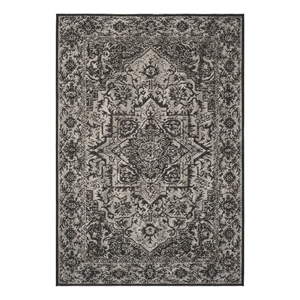 Safavieh Linden 100 5'-3&quot x 7'-6&quot Power Loomed Rug in Light Gray / Charcoal