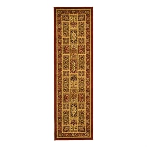 Safavieh Lyndhurst 2'-3&quot x 6'-0&quot Power Loomed Rug in Multi-Color / Red