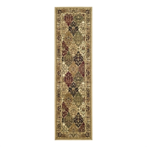 Safavieh Lyndhurst 2'-3&quot x 6'-0&quot Power Loomed Rug in Multi-Color / Beige