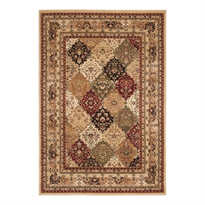 Safavieh Lyndhurst 4'-0&quot x 6'-0&quot Power Loomed Rug in Multi-Color / Beige