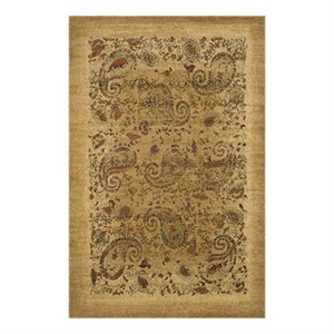 Safavieh Lyndhurst 8'-0&quot x 8'-0&quot Power Loomed Rug in Beige / Multi-Color