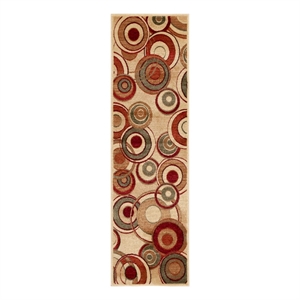 Safavieh Lyndhurst 2'-3&quot x 6'-0&quot Power Loomed Rug in Ivory / Multi-Color