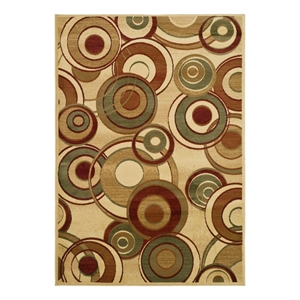 Safavieh Lyndhurst 8'-0&quot x 11'-0&quot Power Loomed Rug in Ivory / Multi-Color