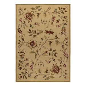 Safavieh Lyndhurst 8'-9&quot x 12'-0&quot Power Loomed Rug in Ivory / Multi-Color