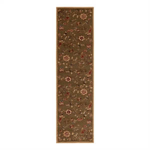 Safavieh Lyndhurst 2'-3&quot x 8'-0&quot Power Loomed Rug in Green / Multi-Color