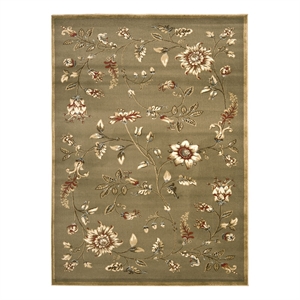Safavieh Lyndhurst 4'-0&quot x 6'-0&quot Power Loomed Rug in Green / Multi-Color