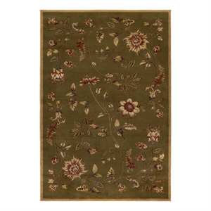 Safavieh Lyndhurst 5'-3&quot x 7'-6&quot Power Loomed Rug in Green / Multi-Color