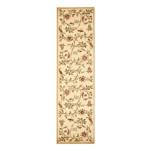 Safavieh Lyndhurst 2'-3&quot x 12'-0&quot Power Loomed Rug in Ivory / Multi-Color
