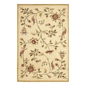 Safavieh Lyndhurst 4'-0&quot x 6'-0&quot Power Loomed Rug in Ivory / Multi-Color