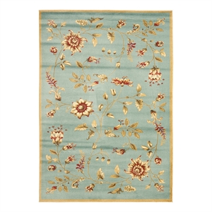 Safavieh Lyndhurst 5'-3&quot x 7'-6&quot Power Loomed Rug in Blue / Multi-Color