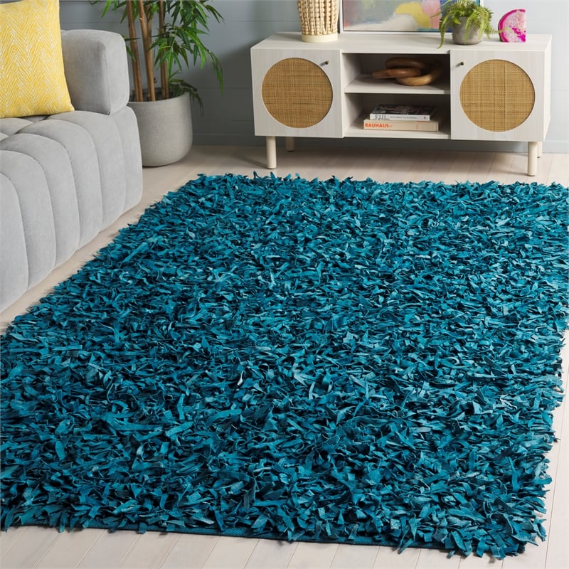 Safavieh Leather Shag 5'-0
