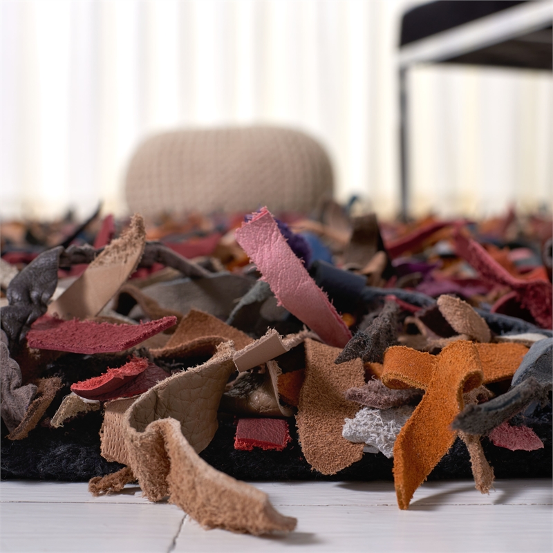 Safavieh Leather Shag 4'-0