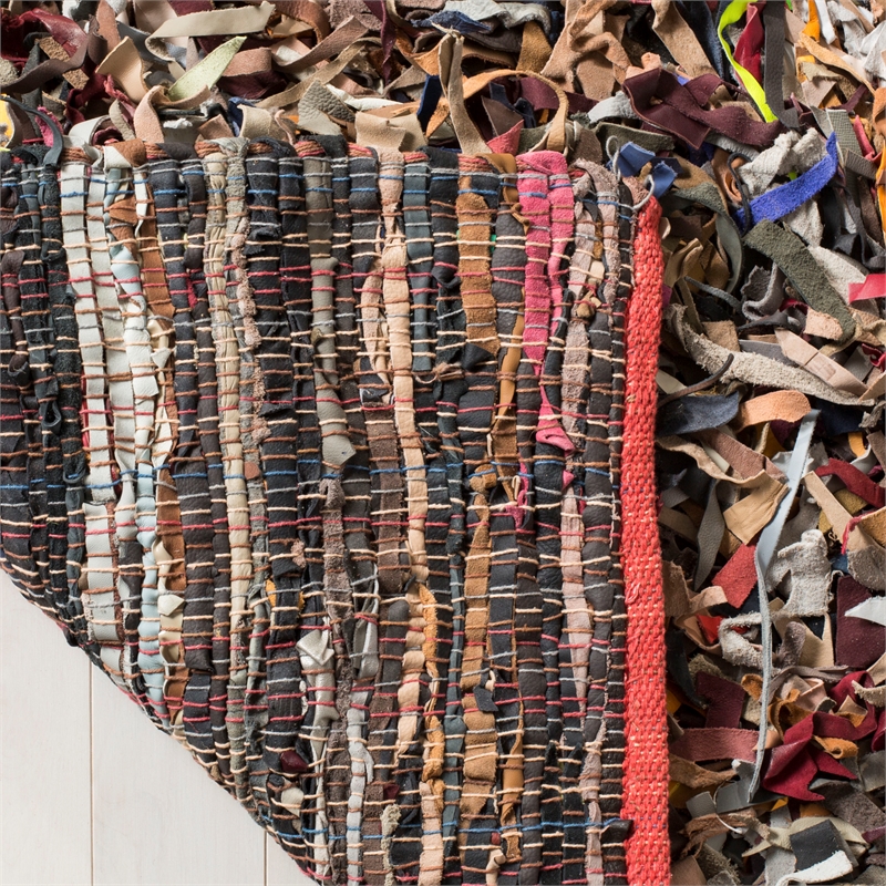 Safavieh Leather Shag 4'-0