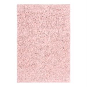 Safavieh Lindsay Shag 4'-0&quot x 6'-0&quot Polyester Power Loomed Rug in Pink