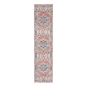 Safavieh Luna 2'-2&quot x 9'-0&quot Jute Power Loomed Rug in Ivory / Rust