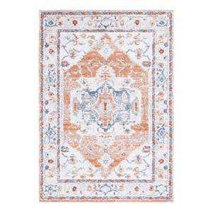 Safavieh Luna 9'-0&quot x 12'-0&quot Jute Power Loomed Rug in Ivory / Rust