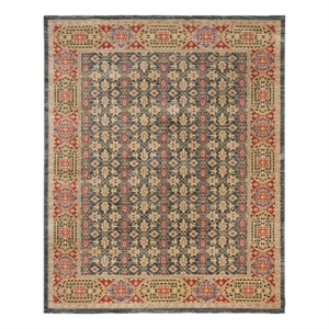 Safavieh Mahal 10'-0&quot x 14'-0&quot Power Loomed Rug in Light Blue / Red