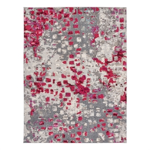 Safavieh Madison 9'-0&quot x 12'-0&quot Cotton Power Loomed Rug in Gray / Red