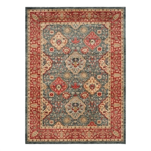 Safavieh Mahal 10'-0&quot x 14'-0&quot Power Loomed Rug in Navy / Red