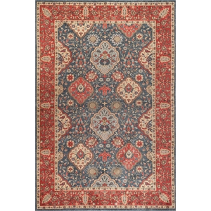 Safavieh Mahal 11'-0&quot x 16'-0&quot Power Loomed Rug in Navy / Red