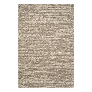 Safavieh Manhattan 6'-0&quot x 9'-0&quot Wool Hand Tufted Rug in Gray / Brown