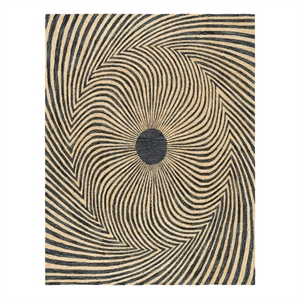 Safavieh Metro 8'-0&quot x 10'-0&quot Wool and Cotton Hand Tufted Rug in Black / Gold