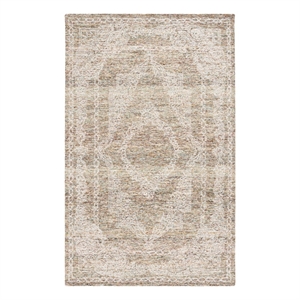 Safavieh Metro 3'-0&quot x 5'-0&quot Wool Hand Tufted Rug in Teal / Ivory