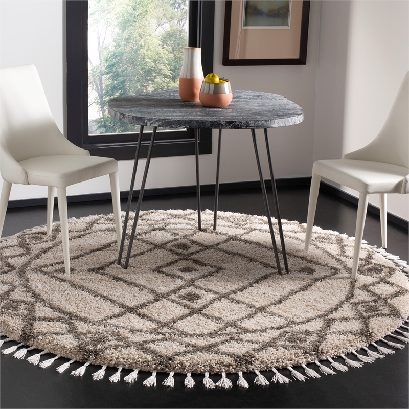 Safavieh Moroccan Fringe Shag 200 6'-7