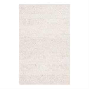 Safavieh Metro 3'-0&quot x 5'-0&quot Wool Hand Tufted Rug in Ivory