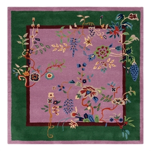 Safavieh Metro 6'-0&quot x 6'-0&quot Wool and Cotton Hand Tufted Rug in Purple / Green