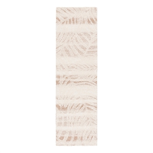 Safavieh Metro 2'-3&quot x 8'-0&quot Wool and Cotton Hand Tufted Rug in Beige / Ivory