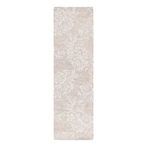 Safavieh Metro 2'-3&quot x 8'-0&quot Wool and Polyester Hand Tufted Rug in Beige / Ivory
