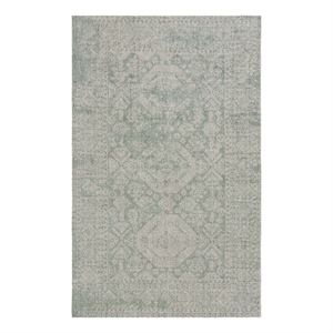 Safavieh Maharaja 4'-0&quot x 6'-0&quot Wool and Cotton Hand Loomed Rug in Sage / Green