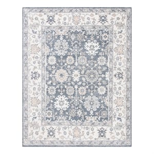 Safavieh Maharaja 9'-0&quot x 12'-0&quot Hand Knotted Rug in Charcoal / Ivory