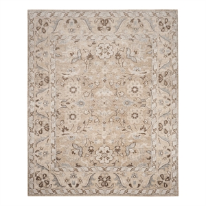 Safavieh Maharaja 8'-0&quot x 10'-0&quot Hand Knotted Rug in Beige / Ivory