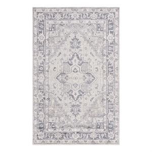 Safavieh Maharaja 5'-0&quot x 8'-0&quot Hand Knotted Rug in Gray / Ivory