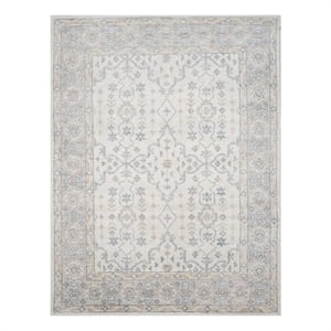 Safavieh Maharaja 9'-0&quot x 12'-0&quot Hand Knotted Rug in Ivory / Blue