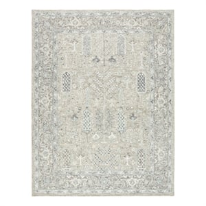 Safavieh Metro 6'-0&quot x 9'-0&quot Wool and Cotton Hand Tufted Rug in Gray / Ivory