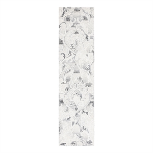 Safavieh Metro 2'-3&quot x 9'-0&quot Wool and Cotton Hand Tufted Rug in Gray / Ivory