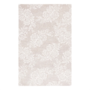 Safavieh Metro 5'-0&quot x 8'-0&quot Wool and Polyester Hand Tufted Rug in Beige / Ivory