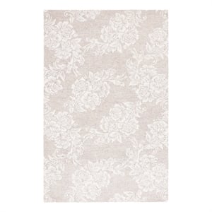 Safavieh Metro 6'-0&quot x 9'-0&quot Wool and Polyester Hand Tufted Rug in Beige / Ivory