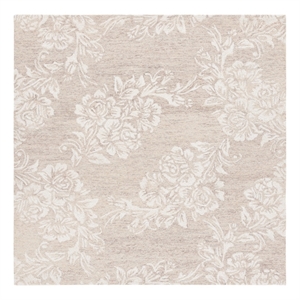 Safavieh Metro 6'-0&quot x 6'-0&quot Wool and Polyester Hand Tufted Rug in Beige / Ivory