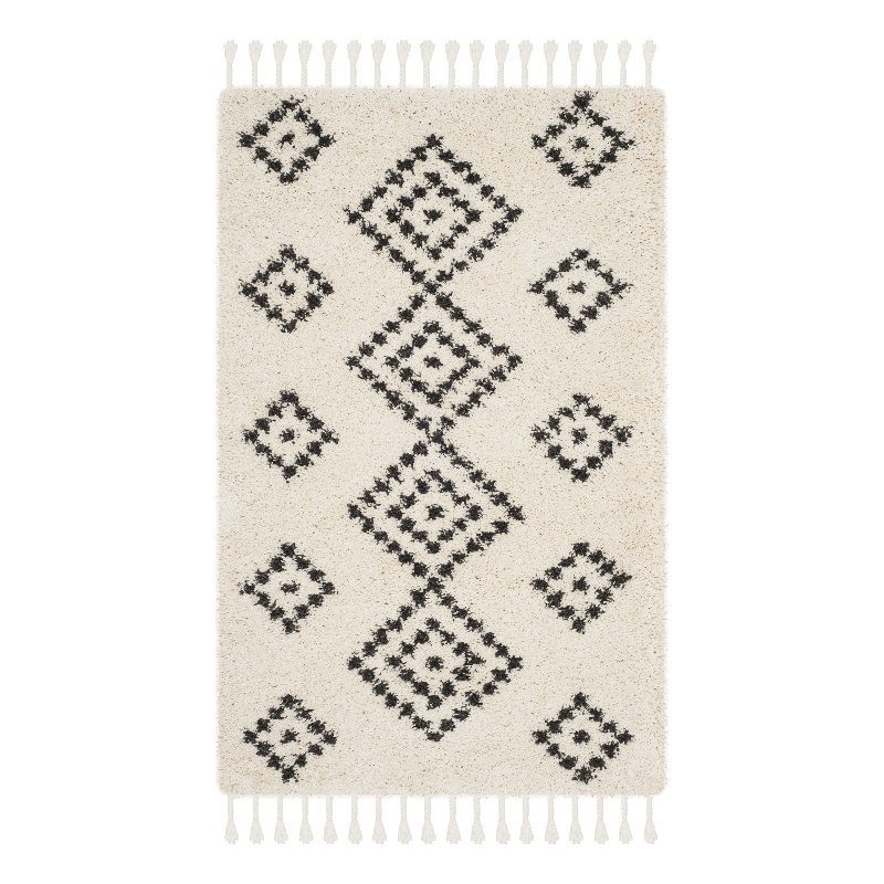 Safavieh Moroccan Fringe Shag 200 3'-0