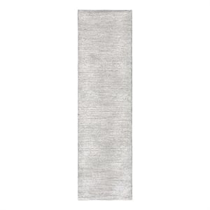 Safavieh Mirage 2'-3&quot x 8'-0&quot Wool Hand Tufted Rug in Ivory / Charcoal
