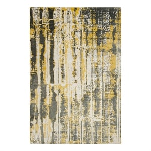 Safavieh Mirage 6'-0&quot x 9'-0&quot Hand Loomed Rug in Gray / Yellow