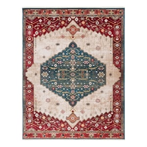 Safavieh 8'-0&quot x 10'-0&quot Power Loomed Rug in Blue / Red