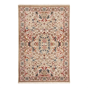 Safavieh 3'-3&quot x 4'-10&quot Power Loomed Rug in Ivory / Ivory